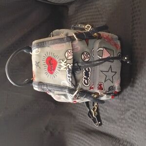 Michael Kors Small Embroidered Denim Backpack | Lightly Uses